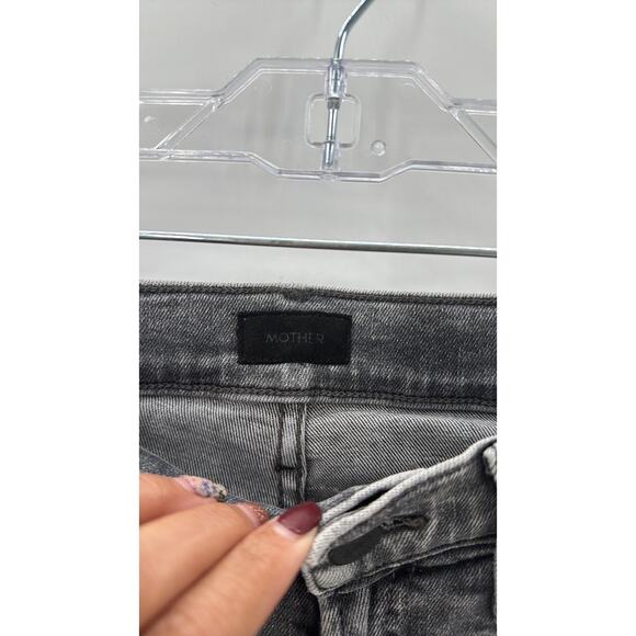 Mother The Hustler High Waist Ankle Bootcut Jeans Northern Lights Gray size 26 - Picture 9 of 9